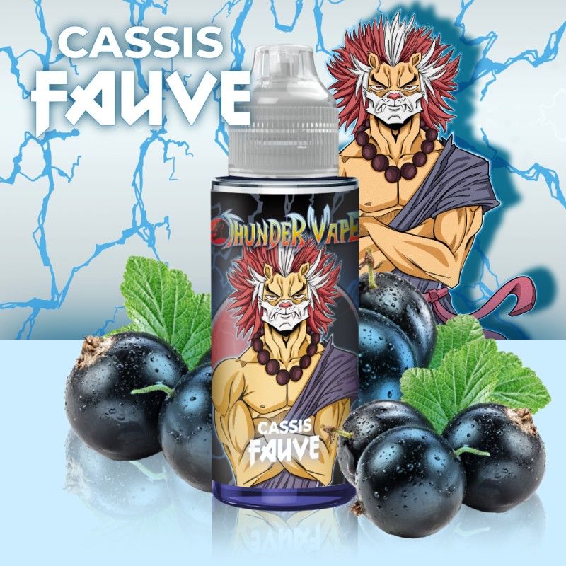 Fauve Thunder Vape 100ml E-liquid – Ribes nero intenso e freschezza selvaggia