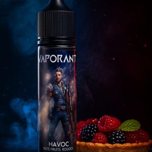 Líquido electrónico Havoc de 50 ml: Vaporizador de tarta de frutos rojos y vapor explosivo
