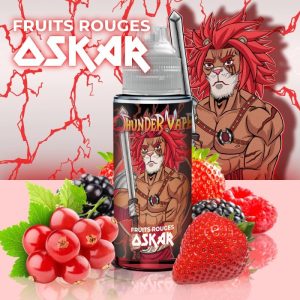 Oskar Thunder Vape 100ml E-liquid – Bacche rosse intense e fresche