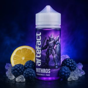 E-liquide Mithros 100 ml – Artefact | Framboise Bleue, Citron & Fraîcheur