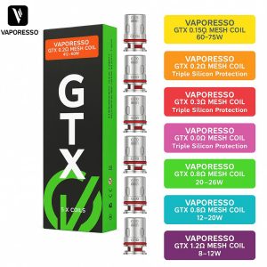 Résistances GTX Vaporesso – Mesh haute performance pour saveurs intenses