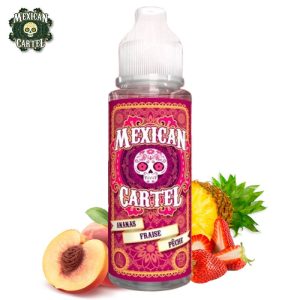 Ananas Fraise Pêche 100ml – Mexican Cartel | Fruité Frais et Intense