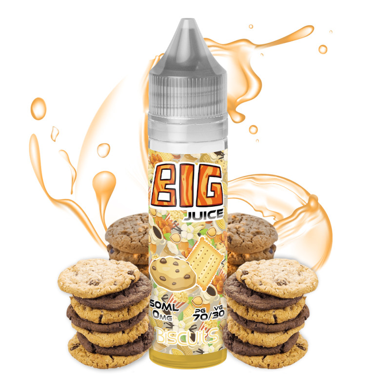 E-liquide Biscuit Big Juice 50ml – Biscuit croquant et gourmand
