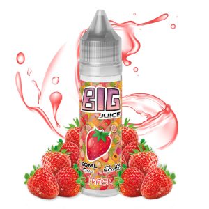 E-liquide Fraise Big Juice 50ml – Saveur fraise douce et sucrée