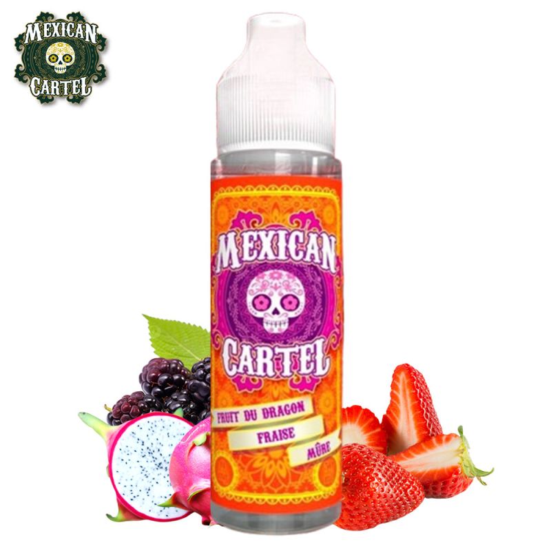Fruit du Dragon Fraise Mûre 50ml – Mexican Cartel | Exotique, Frais & Intense