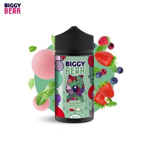 E-liquide Menthe Fruits Rouges Bubble Gum 200ml – Biggy Bear