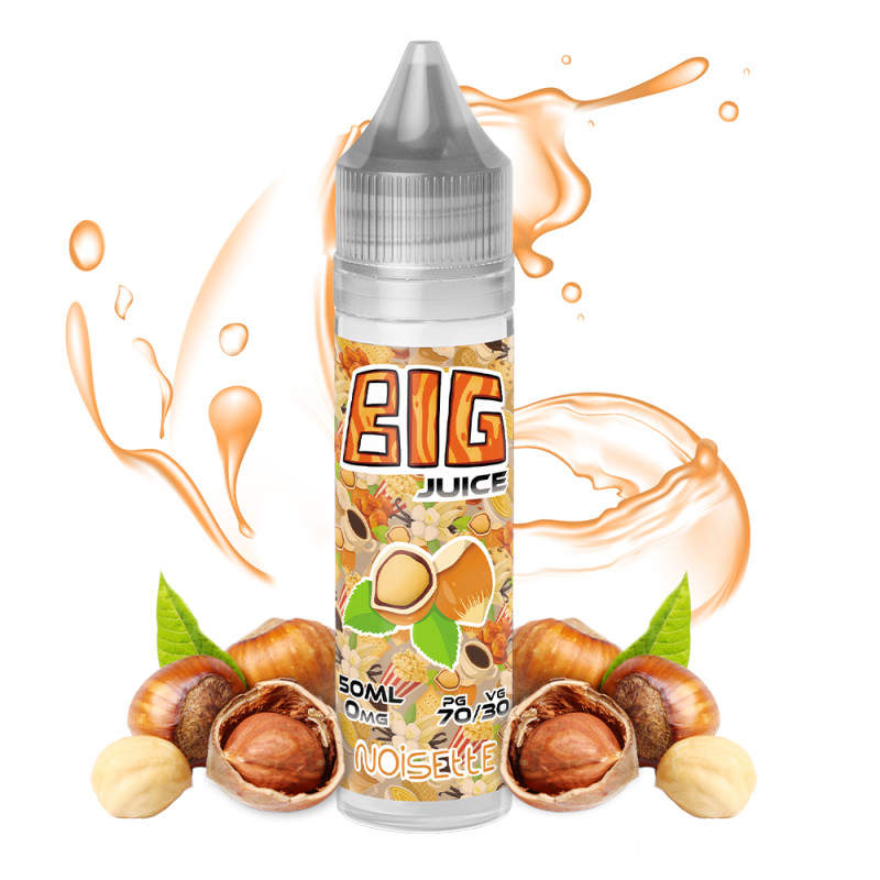 E-liquide Noisette Big Juice 50ml – Noisette toastée et gourmande