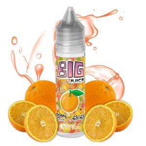 E-liquide Orange Big Juice 50ml – Agrume sucré et juteux, ultra réaliste