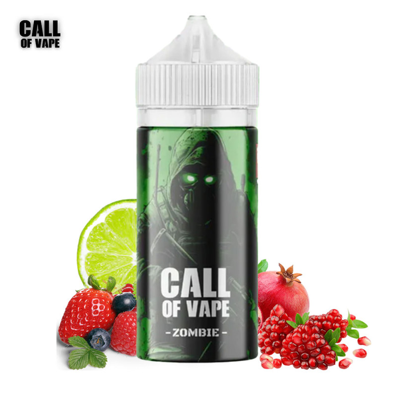 E-liquide Zombie 100ml Call Of Vape – Citron vert, fruits rouges & grenade