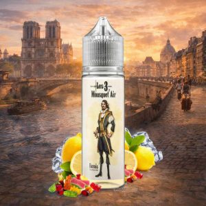 Eremis Les 3 Mousquet’Air 50ml – E-liquide Citron Glacé Énergique