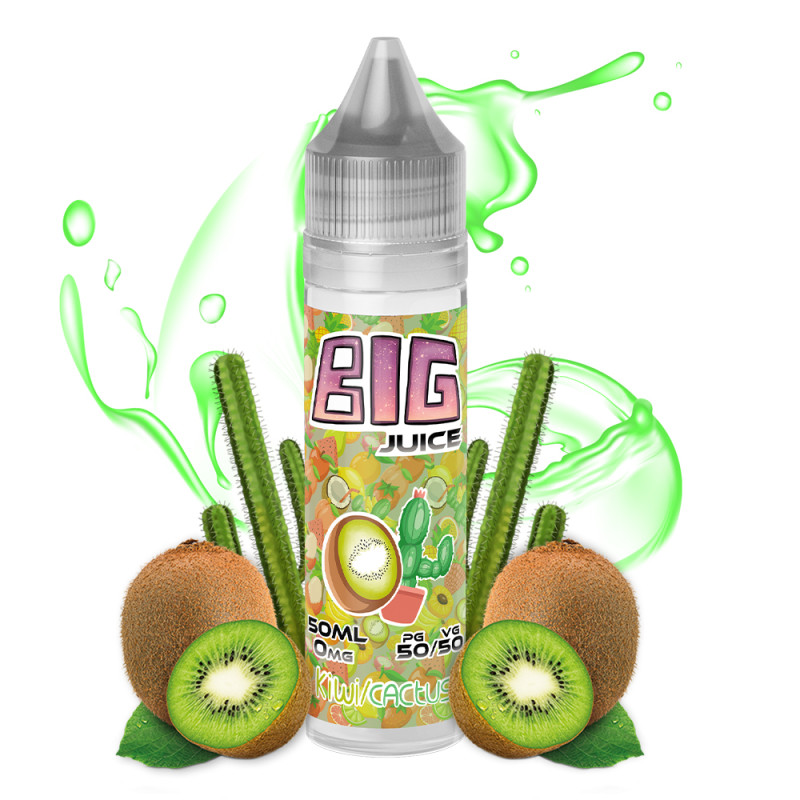 E-liquide Kiwi Big Juice 50ml – Kiwi frais, acidulé et ultra juteux