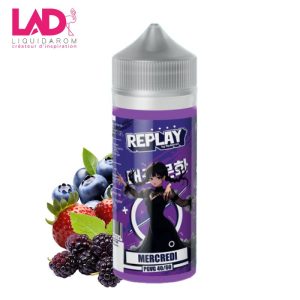 Mercredi 100 ml – Replay LiquidArom | Fraise, Mûre & Myrtille