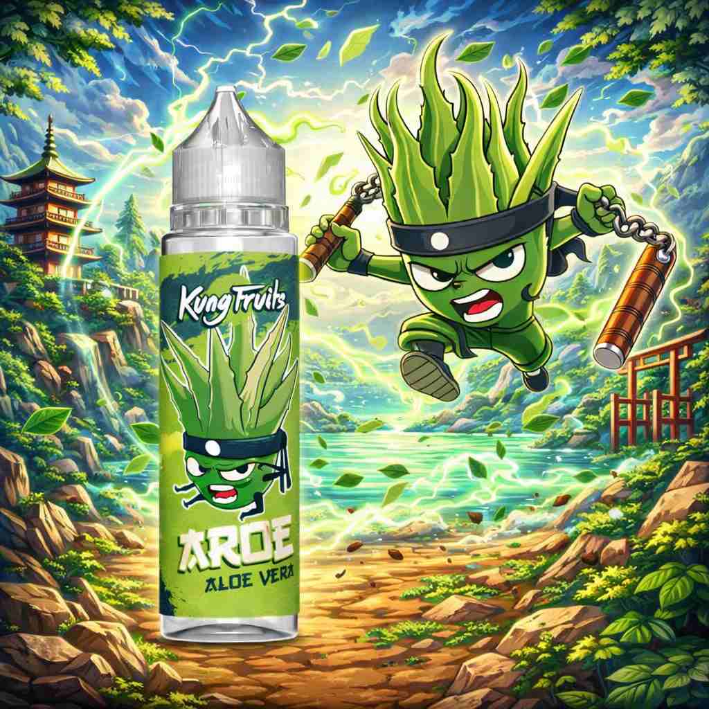 Aroe Kung Fruits 50ml – E-liquide Agrumes & Aloe Vera Frais 50/50