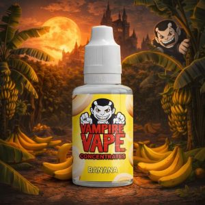 Banana 30ml Vampire Vape – Arôme DIY Banane Mûre Intense