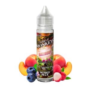 Harmony Twelve Monkeys 50ml – Litchi, Pêche & Baies Sauvages