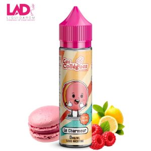 E-liquide Le Charmeur 50ml – Dessert Macaron Citron & Framboise