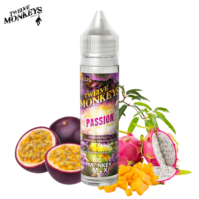 Passion 50ml Twelve Monkeys | E-liquide Exotique Oasis