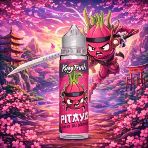 Pitaya 50ml Kung Fruits – E-liquide Fruité Exotique Surboosté