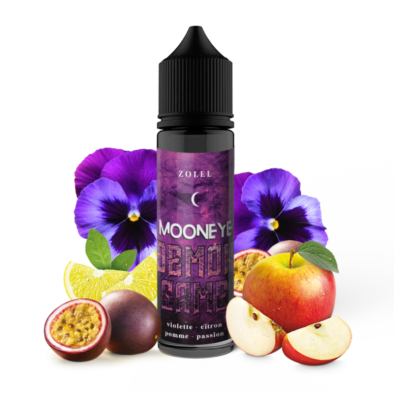 Demon Game : Zolel 50ml – Mooneye | Violette, Citron, Pomme Rouge et Fruit de la Passion