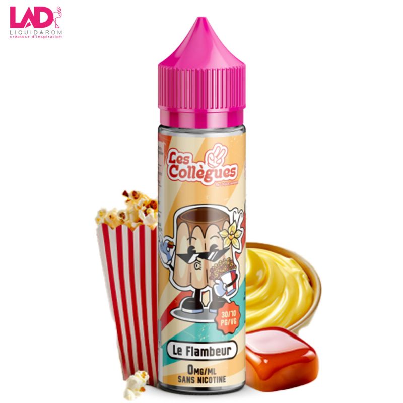 Le Flambeur 50ml Liquidarom – Custard Vanille, Caramel & Popcorn
