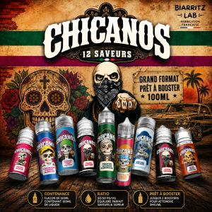 E-liquide Chicanos 100ml Biarritz Lab