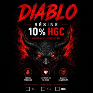 Résine Diablo 10% SGC - Pollen