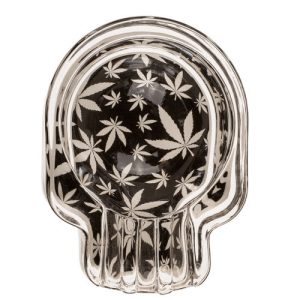 Cendrier Skull Leaf fluorescent